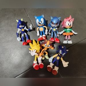 Vintage Sega Sonic Figurines